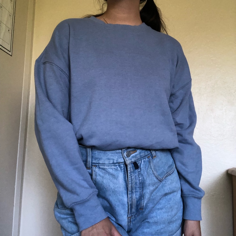 Cotton On Periwinkle Blue Oversized Crewneck